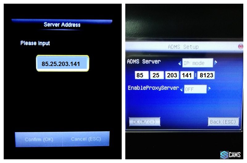 IP-Server-setup-at-biometric-attendance-system